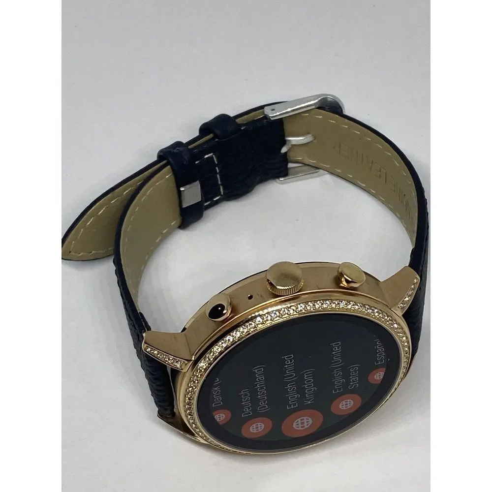 Fossil Gen 4 Authentic Digital Dial Smart Watch Custom Band FTW6015 AB572